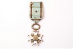 the Order of Three Stars, 4th class, Latvia, 20ies of 20th cent., 60.9 x 38.4 mm, 875 standard, in a...