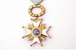 the Order of Three Stars, 5th class, Latvia, 20ies of 20th cent., 60.9 x 38.5 mm, 875 standard, in a...