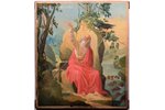 ikona, Svētais Pravietis Elija alā, dēlis, gleznojums, Krievijas impērija, 39.5 x 34.5 x 3.3 cm...