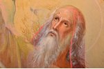 икона, Святой Пророк Илия в пещере, доска, живопиcь, Российская империя, 39.5 x 34.5 x 3.3 см...