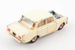 car model, Moskvitch 412 Article, cast in block bumper and screen, metal, USSR, ~ 1973, Condition -...