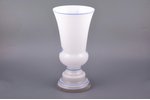 vase, milk glass, the 30ties of 20th cent., h 25 cm...
