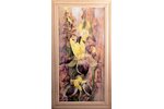 Rozlapa Dailis (1932-2015), Irises, 2000, carton, oil, 60 x 29.7 cm...