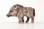 Figurine "Wild boar", 925 standard, 93.97 g, 4.9 x 1.9 x 3.1 cm...
