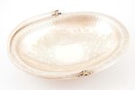 biscuit tray, silver, 84 standard, 571.00 g, engraving, 29 x 21 x 22 cm, 1888, Moscow, Russia...