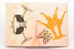 "Бумажный зоопарк", худ. Ю. Бугельский. В качестве бумаги - фрагмент карты, edited by Г. М. Гуревич,...