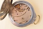 pocket watch, "Moser", Switzerland, metal, 6 x 4.8 cm, Ø 40 mm, in working condition, slow...