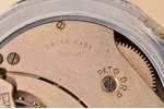 kabatas pulkstenis, "Moser", Šveice, metāls, 6 x 4.8 cm, Ø 40 mm, darbojas, atpaliek...