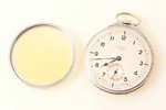 карманные часы, "Moser", Швейцария, металл, 6 x 4.8 см, Ø 40 мм, часы на ходу, отстают...