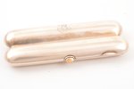 cigar capsule, silver, 813 H standard, 102.55 g, 12.8 x 5.5 x 1.9 cm, Finland...