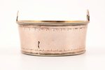 saltcellar, silver, 84 standard, 48.91 g, Ø - 6.7 cm, the border of the 18th and the 19th centuries,...