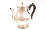 coffeepot, silver, 950 standard, 664.50 (total weight of items), h - 20.4 cm, France...