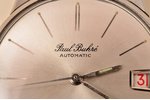 rokas pulkstenis, "Paul Buhre", automatic, Šveice, 20 gs. 50tie gadi, metāls, 3.8 x 3.5 cm, vajadzīg...