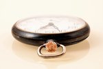 kabatas pulkstenis, "Šveices pulksteņu nams Rīgā", Latvija, 20 gs. 20-30tie gadi, metāls, Ø 47 mm, m...