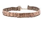 a belt, silver, 84 standard, 441.05 g, niello enamel, leather, 73 (with chain) cm, 1887-1899, Tbilis...