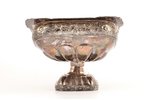 candy-bowl, silver, 84 standard, 332.60 g, gilding, 18.5 x 13.5 cm, h (with handle) -  19.4 cm, 1818...