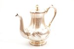 teapot, silver, 84 standard, 500.45 g, gilding, h - 17.4 cm, 1876, St. Petersburg, Russia...