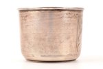 mug, silver, 875 standard, 61.68 g, engraving, h 5.5 cm, Ø 7.2 cm, the 20-30ties of 20th cent., Latv...