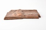 decorative plank, S. Roerich, bronze, 31.8 x 21.6 cm, weight 2750 g., Latvia, the 20-30ties of 20th...