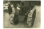 photography, tank Reno FT 17, USSR, 20-30ties of 20th cent., 10x7,5 cm...