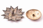 миниатюрный знак, Aizsargi (Защитники), серебро, Латвия, 20е-30е годы 20го века, 29.3 x 28.9 мм, 3.0...