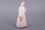 figurine, Girl with Mittens, porcelain, Riga (Latvia), USSR, Riga porcelain factory, molder - Rimma...