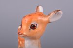 figurine, Deer-cub, porcelain, USSR, LFZ - Lomonosov porcelain factory, molder - Charushin E., the 5...