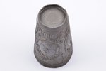 goblet, 200 years of the Keksgolm Regiment's Lifeguard, 1710-1910, metal, Russia, 1910, h 9.3 cm...