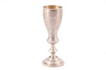 cup, silver, 84 standard, 107.25 g, engraving, h 15.6 cm, by Akerblom Iohann Henrik, 1863, St. Peter...