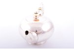 set, small teapot, cream jug, silver, 84 standard, 616.30 g, h (teapot) 10.5 cm, h (cream jug) 9.2 c...