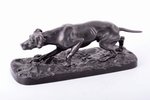 статуэтка, "Собака", чугун, 29.1 x 11.2 x 10 см, вес 2400 г., Российская империя, Касли, 1909 г....