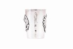 beaker, silver, with eastern motive, 29.70 g, h - 4.7 cm, China...
