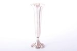 small vase, silver, 830 standart, 1927, total weight of item 37.40 g, Finland, h 13.2 cm...