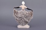 figurine, Dancer, painter's work, faience, Riga (Latvia), Riga Ceramics Factory, the 40ies of 20th c...