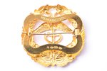badge, 35 years of service, gold, Finland, 34.7 x 35 mm, 750 standard...