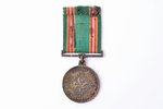 медаль, За заслуги, "Latvijas vanagi" (Латвийские ястребы), № 102, Латвия, 20е-30е годы 20го века, 4...