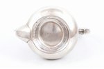 coffeepot, silver, 84 standard, 543.20 g, h - 17.5 cm, by Friedrich Christian Segnitz, 1866, St. Pet...