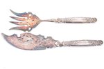 flatware set, 2 items, silver, 950 standart, engraving, 1895-1923, (total weight of items) 252.55g,...