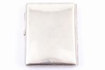 cigarette case, silver, 84 standard, 191.15 g, 11.7 x 9.6 x 2.2 cm, Joint-stock company (association...