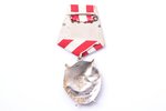 Sarkanā Karoga ordenis, Nr. 83565, ("Bezdelīgas aste"), PSRS, 46 x 37 mm, emaljas defekts uz stara u...