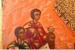 ikona, Kristus dzimšana, dēlis, gleznojums, vizuļzelts, Krievijas impērija, 22 x 17.8 x 1.6 cm...