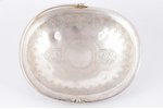 candy-bowl, silver, 84 standard, 305.90 g, engraving, 22.4 x 18.4 cm, h (with handle) 16.4 cm, 1889,...