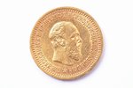 5 rubles, 1889, AG, gold, Russia, 6.44 g, Ø 21.6 mm, XF, VF...
