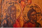 icon, Guardian Angel and Saints, board, painting, guilding, Russia, the 1st half of the 19th cent.,...