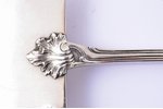 flatware set, silver, 2 pcs., 950 standard, 83.80 g, engraving, 18.5, 18.9 cm, Henri Soufflot, the m...