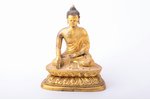 Buda, bronza, 16.8 cm, svars 1050 g., 20. gs. 1. puse...
