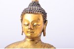Buda, bronza, 16.8 cm, svars 1050 g., 20. gs. 1. puse...