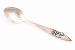 spoon, silver, 916 standard, 26.80 g, 14.4 cm, Tallin, USSR...