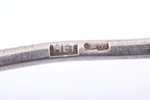spoon, silver, 84 standard, 24.55 g, engraving, 16.3 cm, Russia...