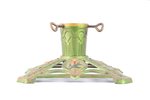 the Christmas Tree stand, cast iron, the beginning of the 20th cent., 23 x 23 x 12, ∅ 5.5 cm, weight...